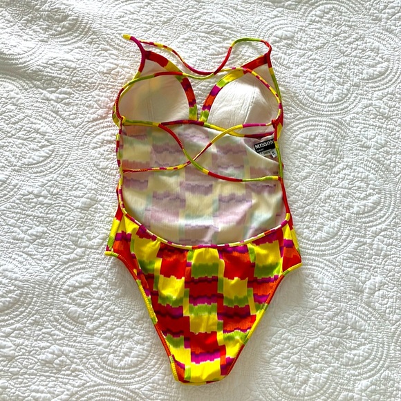 Missoni Swim New Authentic Missoni One Piece Bathing Suit Bight